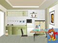 Küche Zimmer eingerichtet Spiel