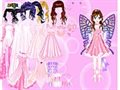 Rosa Schmetterling-Dress up Spiel