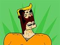 Verbranntes Gesicht Mann Spiel