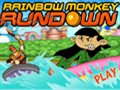 Rainbow Monkey heruntergekommenen Spiel