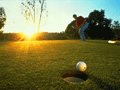 Pitch die Golf-Spiel