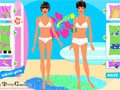 Bikini-Mädchen verkleiden sich Spiel