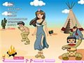 Indianer Mädchen Spiel