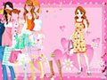 Rosa Herz dressup Spiel